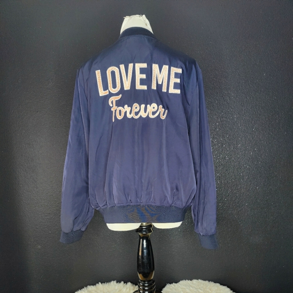 Forever 21 Love Me Forever Bomber Jacket